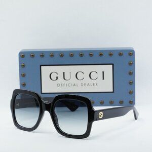 Gucci GG1337S 001 Square Sunglasses - Black\Grey Gradient